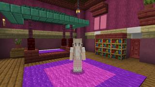 Screenshot of the Minecraft Bedrock Marketplace product Pretty Pink Castle created by 4KS Studios.