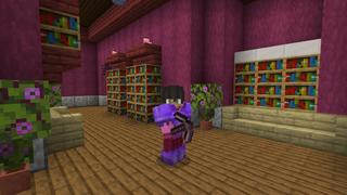 Screenshot of the Minecraft Bedrock Marketplace product Pretty Pink Castle created by 4KS Studios.