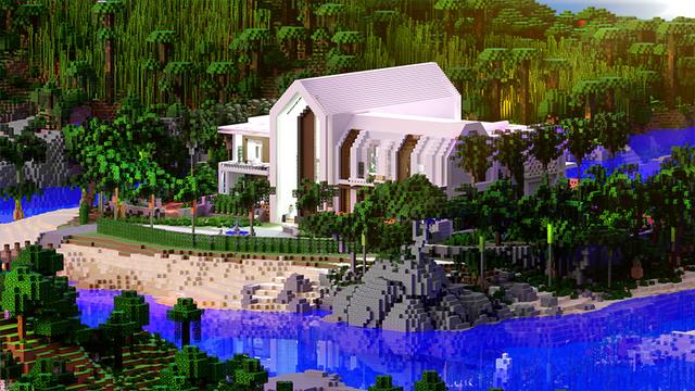 Thumbnail of the Minecraft Bedrock Marketplace product Ilha da Festa Privada created by 4KS Studios.