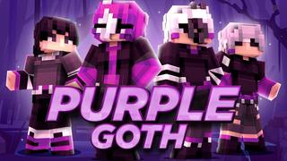 Thumbnail of the Minecraft Bedrock Marketplace product Purple Goth created by 4KS Studios.