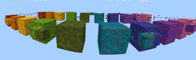 Panorama of the Minecraft Bedrock Marketplace product Rainbow Parkour created by 4KS Studios.