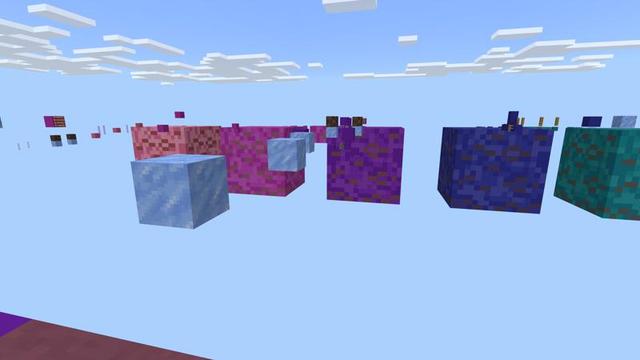 Screenshot of the Minecraft Bedrock Marketplace product Rainbow Parkour created by 4KS Studios.