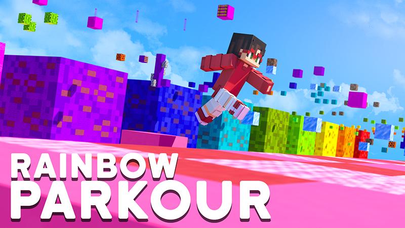 Rainbow Parkour by 4KS Studios | CHUNK - Minecraft Bedrock Marketplace ...