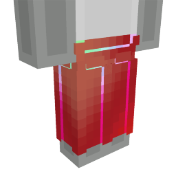 Thumbnail of the Minecraft Bedrock Marketplace product Red Chrome Pants created by 4KS Studios.