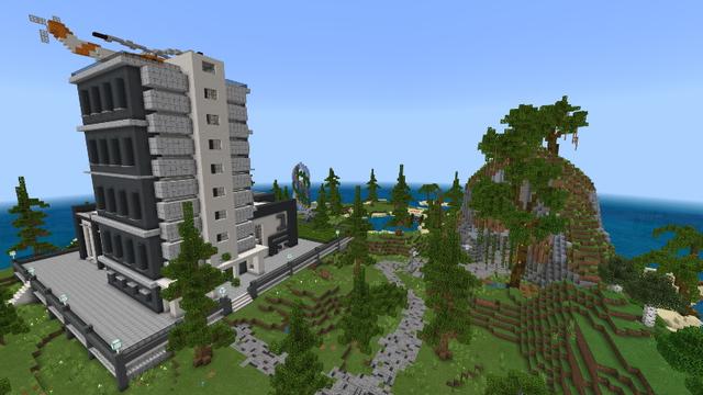 Screenshot of the Minecraft Bedrock Marketplace product Rich Hacker Mansion created by 4KS Studios.