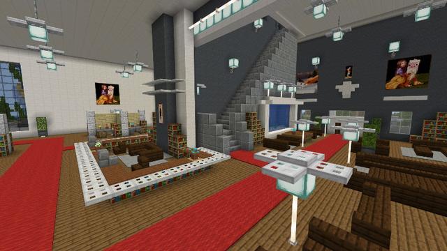 Screenshot of the Minecraft Bedrock Marketplace product Rich Hacker Mansion created by 4KS Studios.
