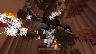 Screenshot of the Minecraft Bedrock Marketplace product Rising Lava Battle Minigame created by 4KS Studios.