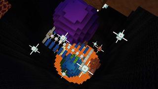 Screenshot of the Minecraft Bedrock Marketplace product Rising Lava Battle Minigame created by 4KS Studios.