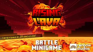 Thumbnail of the Minecraft Bedrock Marketplace product Rising Lava Battle Minigame created by 4KS Studios.