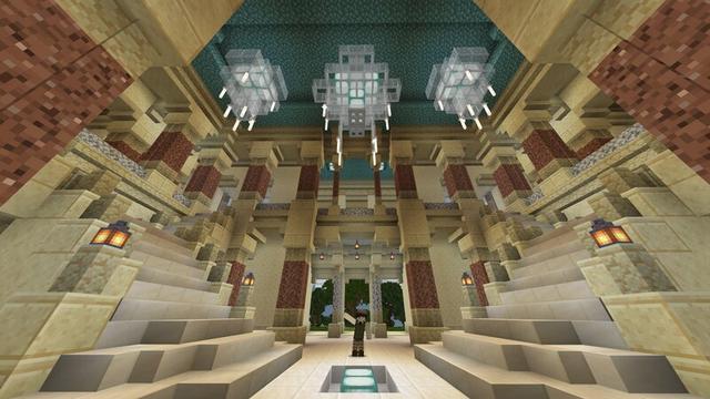 Screenshot of the Minecraft Bedrock Marketplace product Royal Mansions created by 4KS Studios.