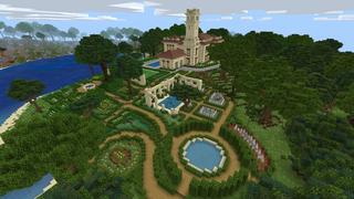 Screenshot of the Minecraft Bedrock Marketplace product Royal Mansions created by 4KS Studios.