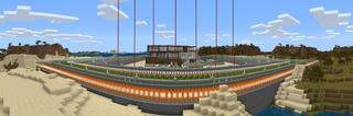 Panorama of the Minecraft Bedrock Marketplace product Safest Millionaire Mansion created by 4KS Studios.