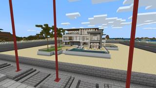 Screenshot of the Minecraft Bedrock Marketplace product Safest Millionaire Mansion created by 4KS Studios.