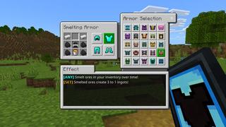 Screenshot of the Minecraft Bedrock Marketplace product Sci-Fi Armor created by 4KS Studios.