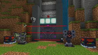 Screenshot of the Minecraft Bedrock Marketplace product Sci-Fi Security created by 4KS Studios.