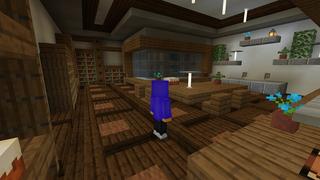 Screenshot of the Minecraft Bedrock Marketplace product Secret Cave Mansion created by 4KS Studios.