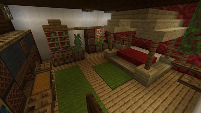Screenshot of the Minecraft Bedrock Marketplace product Secret Millionaire Mansion created by 4KS Studios.