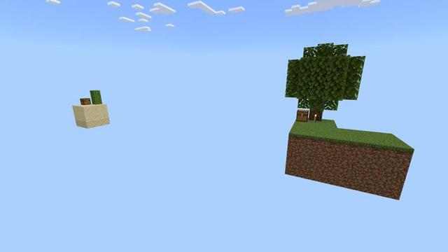 Screenshot of the Minecraft Bedrock Marketplace product Sky Block created by 4KS Studios.