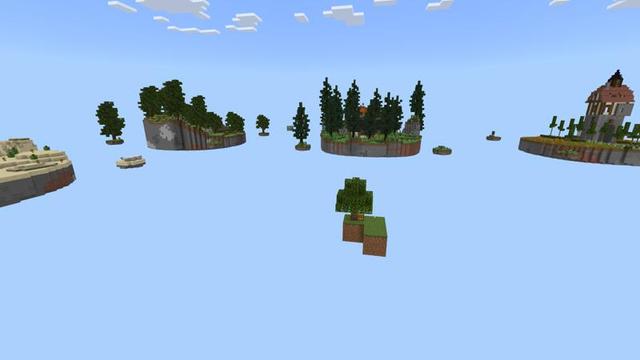 Screenshot of the Minecraft Bedrock Marketplace product Sky Block created by 4KS Studios.