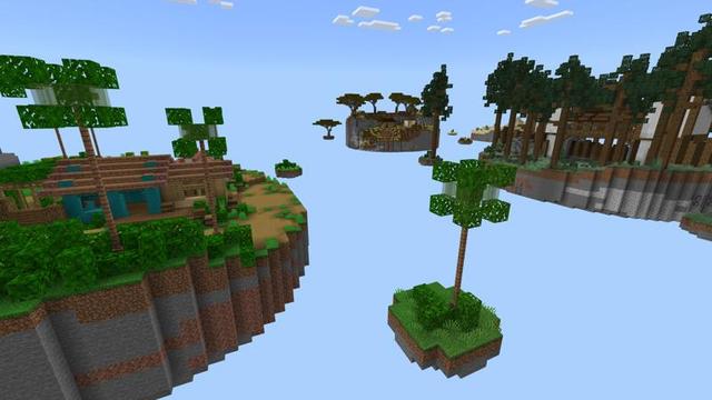 Screenshot of the Minecraft Bedrock Marketplace product Sky Block created by 4KS Studios.