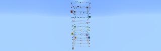 Panorama of the Minecraft Bedrock Marketplace product Sky Parkour 3 created by 4KS Studios.