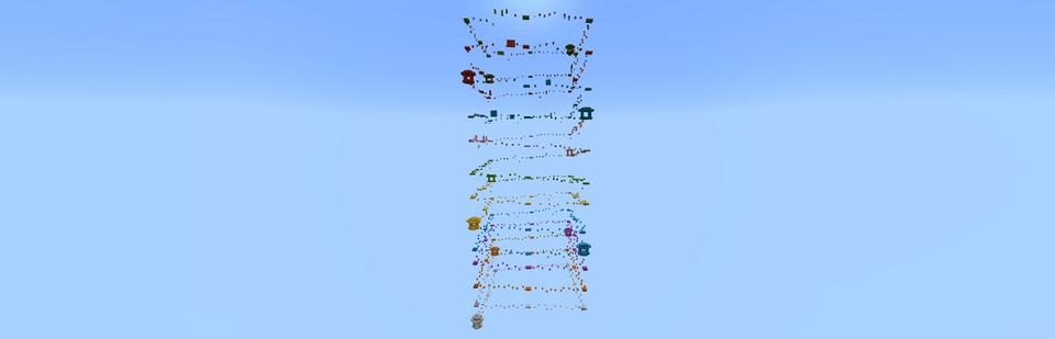 Panorama of the Minecraft Bedrock Marketplace product Sky Parkour 3 created by 4KS Studios.