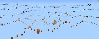 Panorama of the Minecraft Bedrock Marketplace product Sky Parkour created by 4KS Studios.