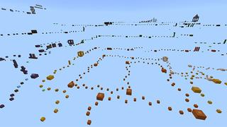 Screenshot of the Minecraft Bedrock Marketplace product Sky Parkour created by 4KS Studios.