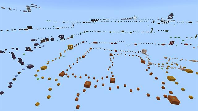 Screenshot of the Minecraft Bedrock Marketplace product Sky Parkour created by 4KS Studios.