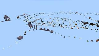 Screenshot of the Minecraft Bedrock Marketplace product Sky Parkour created by 4KS Studios.