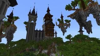 Screenshot of the Minecraft Bedrock Marketplace product Skybase created by 4KS Studios.