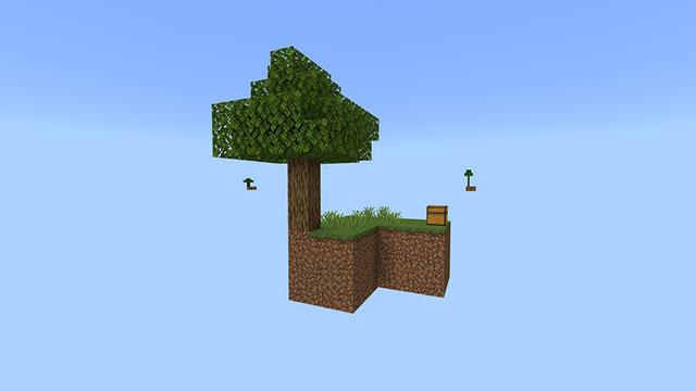 Screenshot of the Minecraft Bedrock Marketplace product Skyblock! created by 4KS Studios.