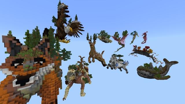 Screenshot of the Minecraft Bedrock Marketplace product Skyblock Animals created by 4KS Studios.