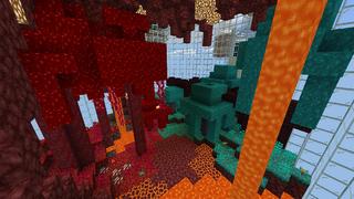 Screenshot of the Minecraft Bedrock Marketplace product Skyblock Bottles created by 4KS Studios.