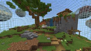 Screenshot of the Minecraft Bedrock Marketplace product Skyblock Bubbles created by 4KS Studios.