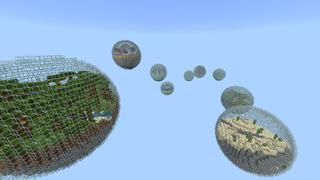 Screenshot of the Minecraft Bedrock Marketplace product Skyblock Bubbles created by 4KS Studios.