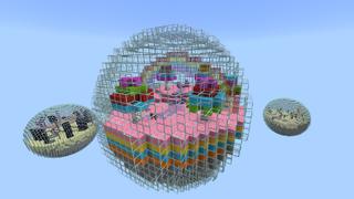 Screenshot of the Minecraft Bedrock Marketplace product Skyblock Bubbles created by 4KS Studios.