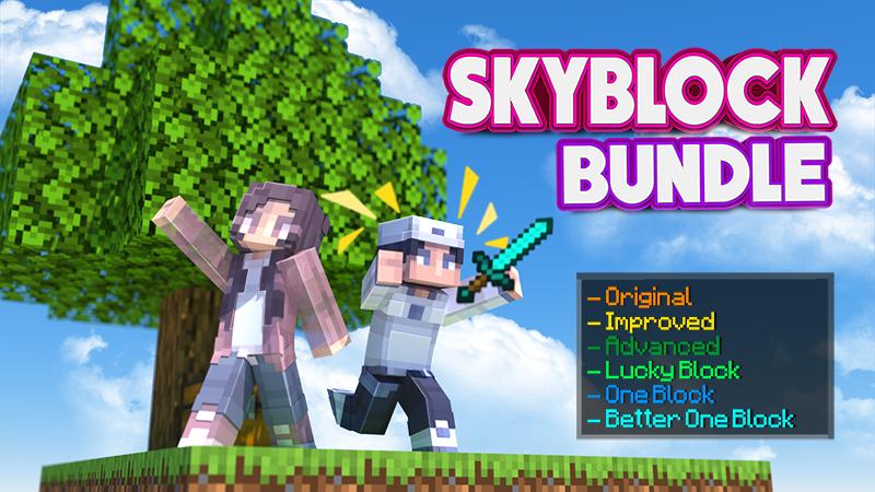 SKYBLOCK BUNDLE by 4KS Studios | CHUNK - Minecraft Bedrock Marketplace ...
