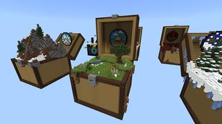 Screenshot of the Minecraft Bedrock Marketplace product Skyblock Chests created by 4KS Studios.