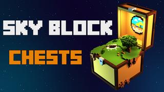 Thumbnail of the Minecraft Bedrock Marketplace product Skyblock Chests created by 4KS Studios.
