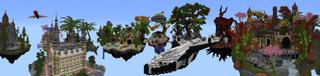 Panorama of the Minecraft Bedrock Marketplace product Skyblock Dream World created by 4KS Studios.