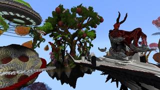 Screenshot of the Minecraft Bedrock Marketplace product Skyblock Dream World created by 4KS Studios.