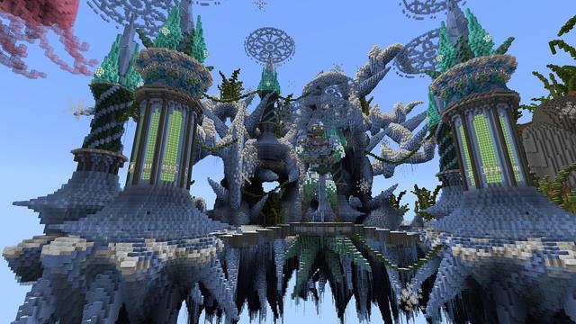 Screenshot of the Minecraft Bedrock Marketplace product Skyblock Dream World created by 4KS Studios.
