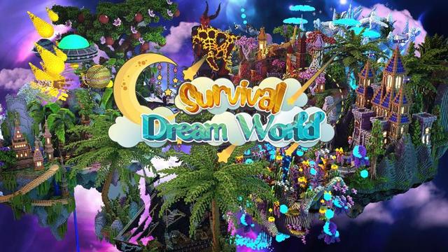 Thumbnail of the Minecraft Bedrock Marketplace product Skyblock Dream World created by 4KS Studios.