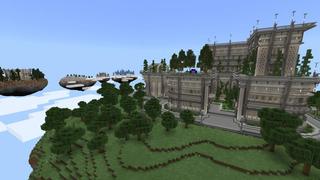 Screenshot of the Minecraft Bedrock Marketplace product Skyblock Hacker created by 4KS Studios.