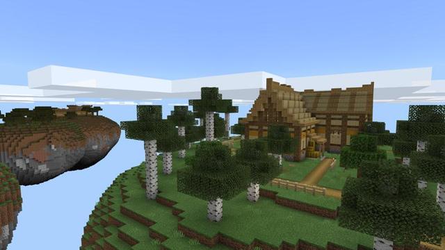 Screenshot of the Minecraft Bedrock Marketplace product SKYBLOCK LUCKY BLOCK created by 4KS Studios.