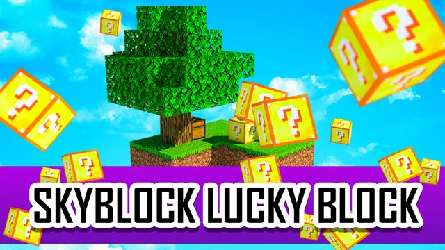Thumbnail of the Minecraft Bedrock Marketplace product SKYBLOCK LUCKY BLOCK created by 4KS Studios.