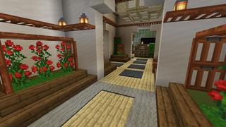 Screenshot of the Minecraft Bedrock Marketplace product Skyblock Millionaire Mansion created by 4KS Studios.