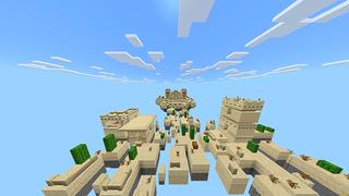 Screenshot of the Minecraft Bedrock Marketplace product Skyblock Millionaires created by 4KS Studios.