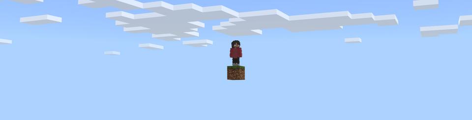 Panorama of the Minecraft Bedrock Marketplace product Skyblock One Block created by 4KS Studios.